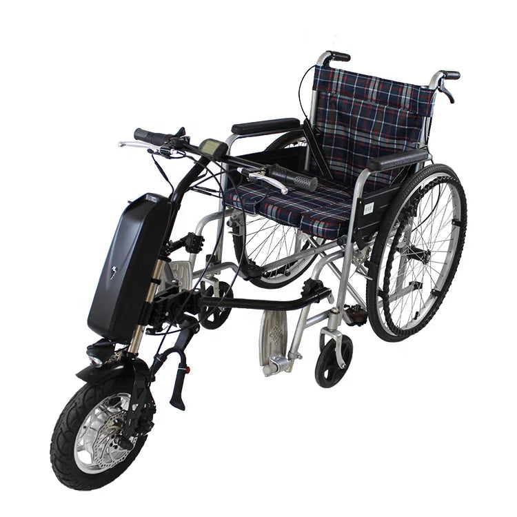 NEW Electric Wheelchair Motor Handcycle Electric Wheelchair Conversion Kit for Disabled Wheelchair 24V/36V 250W/350W Black Steel for Outdoor Activities Medical Mobility Supplies
