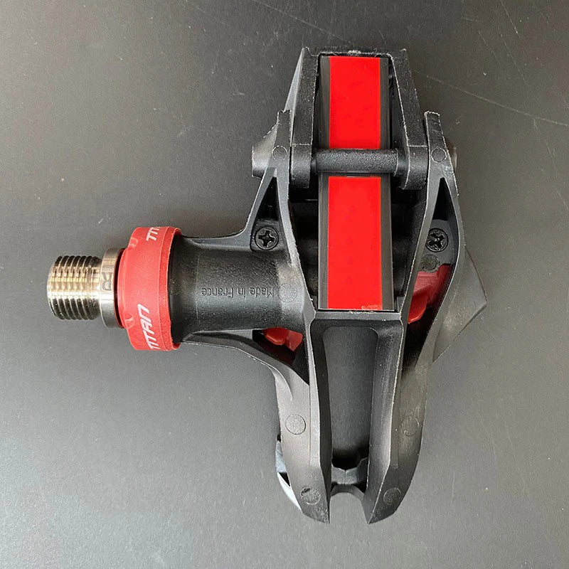 NEW 165g Ultra Light Professional Road Pedals Carbon Titanium MTB  Road Bicycle Bike Pedals with Cleats Set Bicycle Accessories Sports Supplies