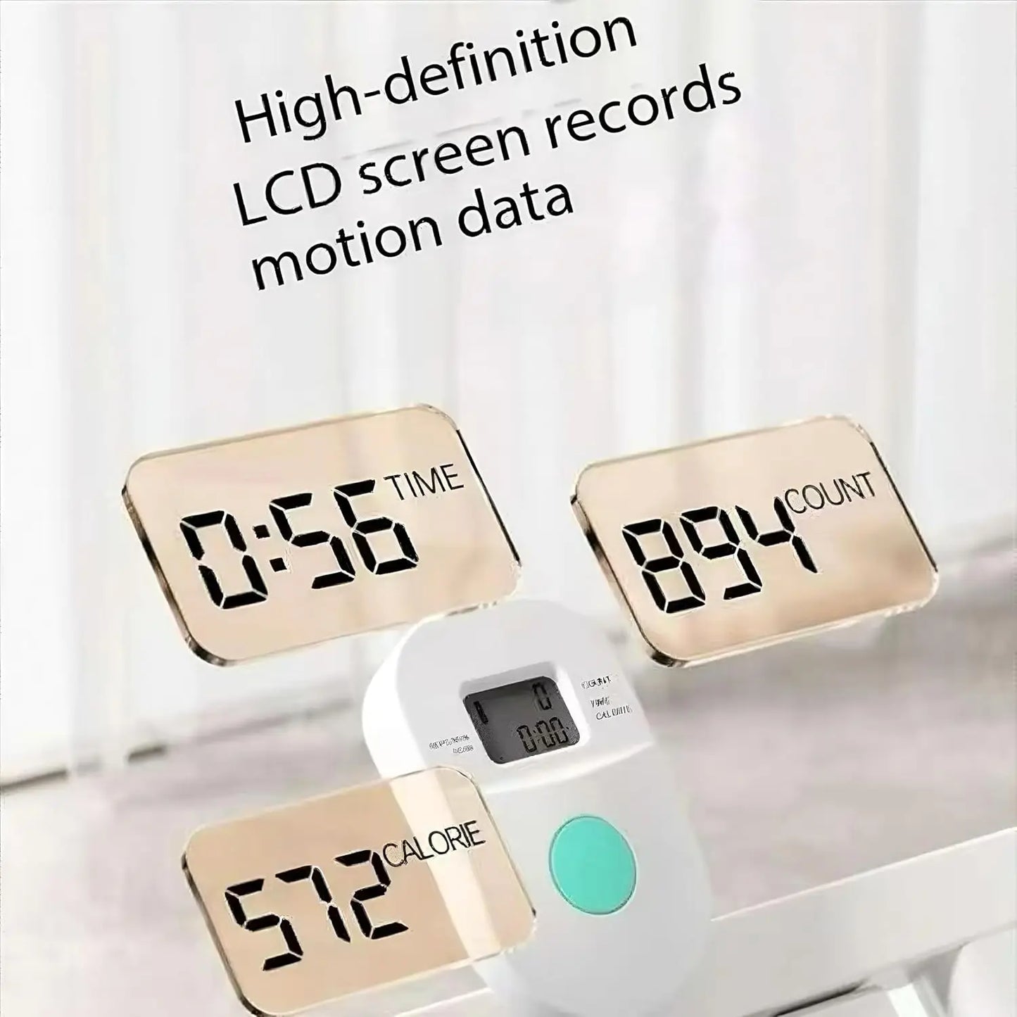 Women Men Home Gym Electronic Digital Screen Display Program Aerobic Fitness Stair Climber Vertical Climber Machine with Handle New Version for Workout Home Gym Supplies