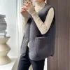8 Colors New Autumn Winter Warm Two Sided Fleece Vest Jacket Home Wear Pullover Blouses Clothes New Fashion Round Neck Clip Wool Vest Women Clothing Supplies