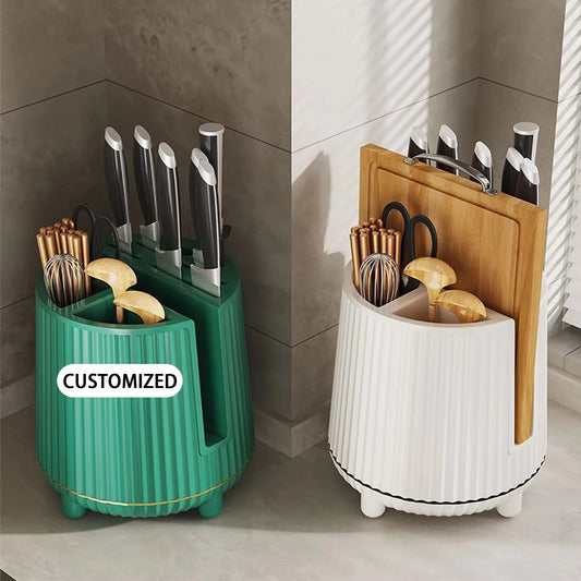 5 Colors 1.3L 25cm Kitchen Knives Spoons Forks Cutting Board & Accessories Rolling Rack Kitchen Ware Set Rack Kitchen Cooking Utensils Set Storage Rack Kitchenware Accessories Home Cooking Tools