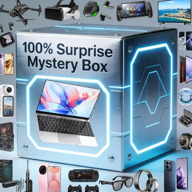 5 Electronic Products or Accessories Top-Grade Random Electronic Mystery Box with Rich High-Quality Digital Assortments Ideal for Holiday Lucky Draw Presents Gifts Electronic Supplies