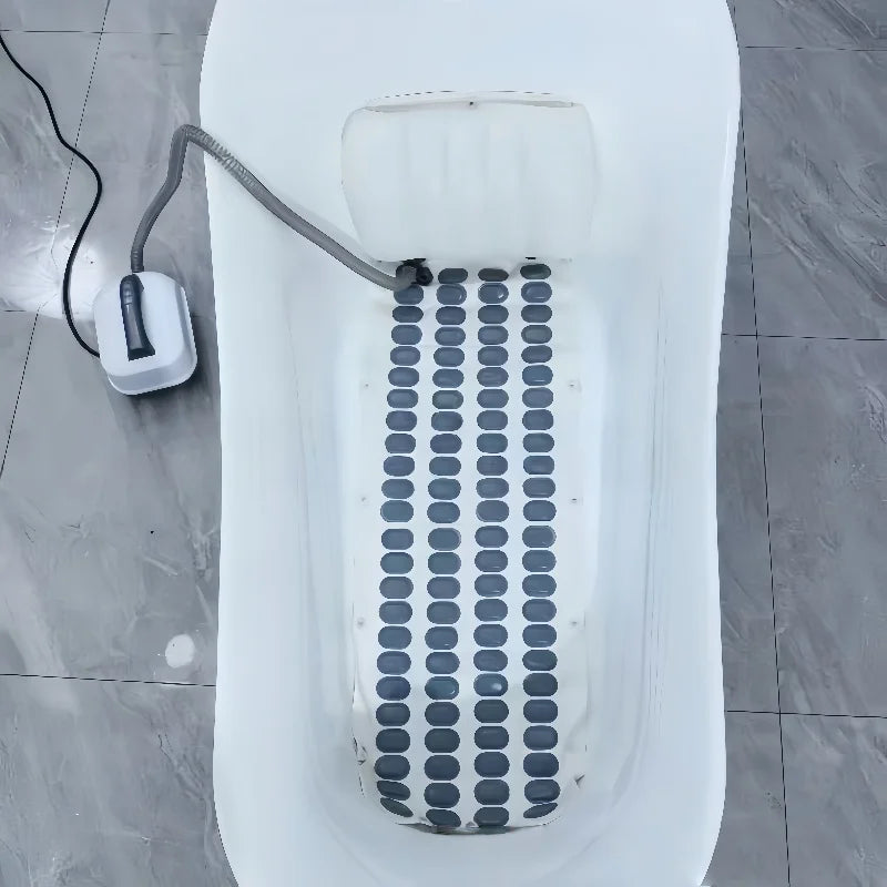 6 Levels Intensity Electric Bathtub Massage Cushion Portable jacuzzi for Bathtub for Home Spa Body Relaxation
