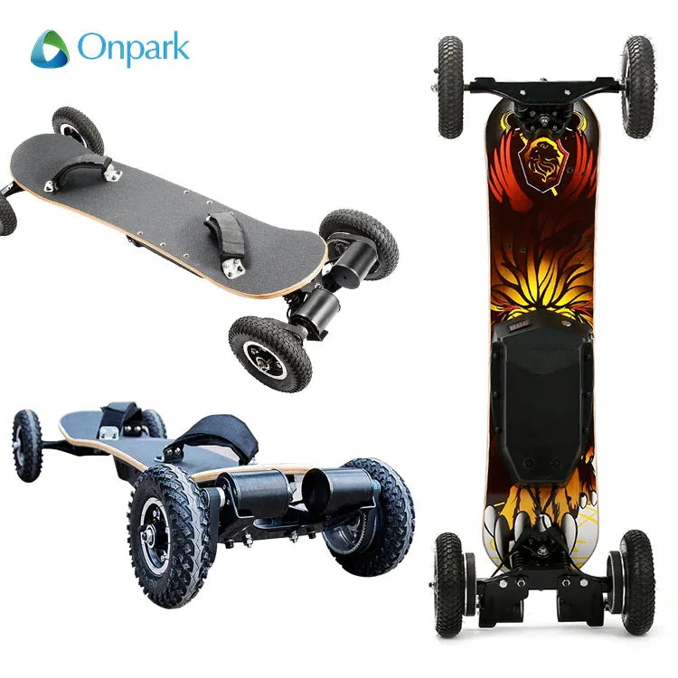 NEW Arrivals Adults Teens Electric  Remote Control Complete Motorized All Terrain Electric Skateboard Max Speed 50km 8 Layers of Maple Wood Planks Outdoor Sport Activities Supplies