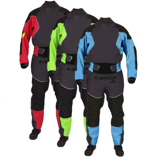 NEW  3-Layer Dry Suit Waterproof Breathable Free Diving Dry Suit for Outdoor Kayak Canoe Professional Training Men Water Sports Apparel Suits