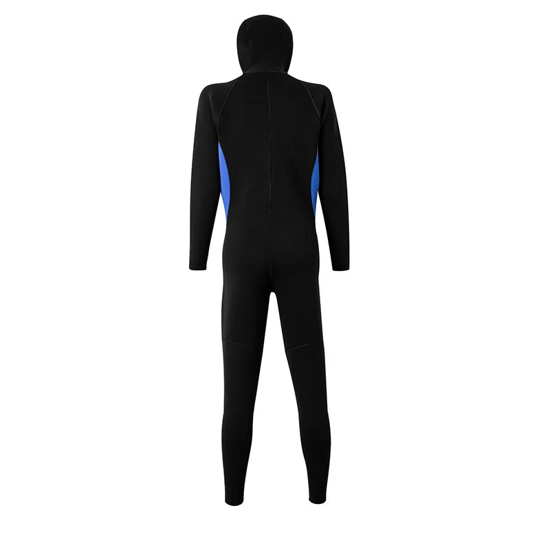 5MM Neoprene NEW Arrivals High Quality Waterproof Diving Scuba Underwater Fishing Wetsuit Jumpsuit for Women Men Cold-Proof Warm Front Open Zipper Snorkeling Adults Water Sports Clothing Supplies