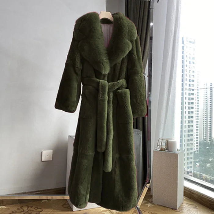 NEW Arrivals S-5XL 5 Colors Winter Long Luxury Faux Fur Coat Long Sleeve Mink Fur Coats Overcoat Women Outerwear Ladies Winter Luxury Fashion Apparel Products