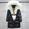 TikTok Most Popular (Few Units Left) 4 Colors Women White Duck Down Jacket With Real Natural Silver Red Fox Fur Hood Trim Belted Cinched Waist Slimming Hooded Winter Coat New Design Ladies Winter Apparel Supplies
