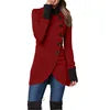 5 Colors S-4XL Plus Size Women Autumn and Winter Women's New Fashion Solid Color Single Breasted Panel Bottom Split Long Sleeve Versatile Coat Windproof Outerwear Jackets Ladies Casual Clothing Supplies