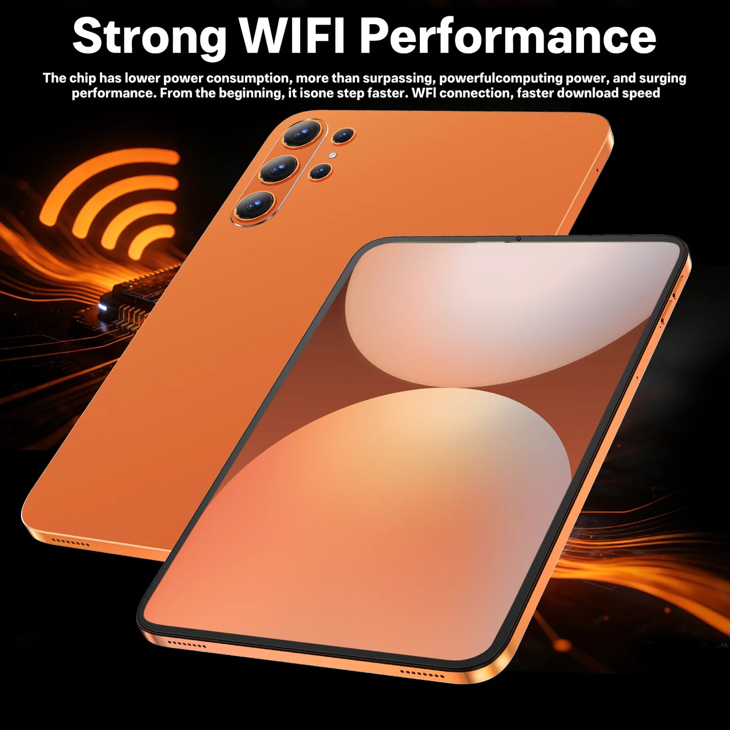New 16G+1TB S26 5G Dual SIM Tablet PC Fast Big Screen Android 15 WI-FI Global CDMA LTE Octa Core Multi-Languages Support