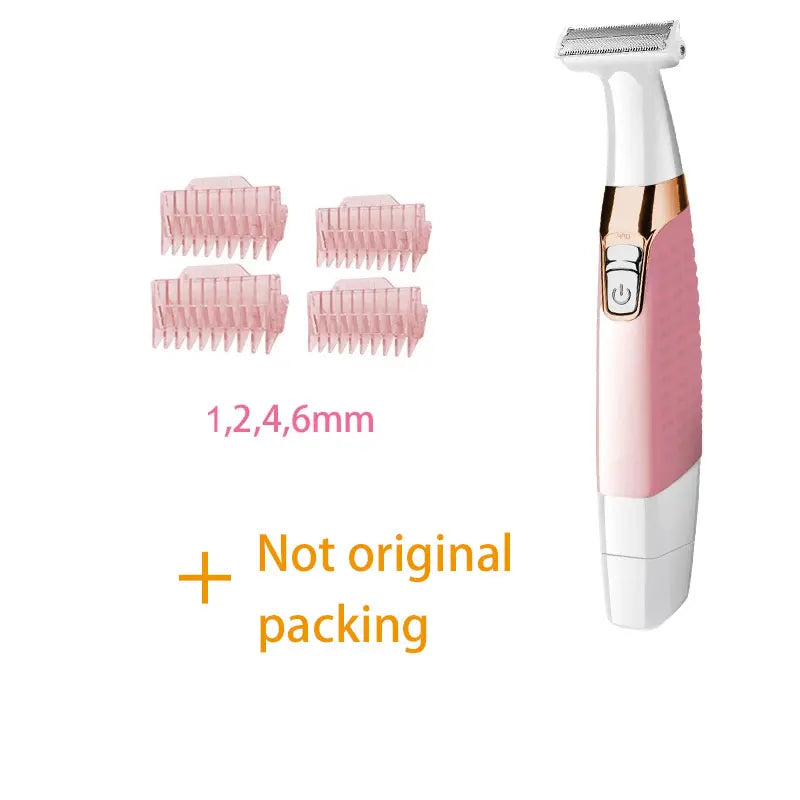 Full Set Original kemei Rechargeable Lady Women Epilator Hair Remover Electric Razor Shaver Women Men Grooming Accessories Hair Care Supplies