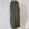 10 Colors S-5XL Plus Size Women's Autumn Spring Solid-Color Hooded Single-Button Mid-Length Cotton Long  Vest Coat Cardigan Outerwear Top  Fashion Women Casual Apparel Supplies