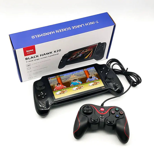 Hot Selling X20 Handheld Retro Video Games Console 16GB  7 Inch Screen Game Player Support Double Players