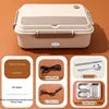 Outdoor Travel Camping Beach Office Students Electric Heating Lunch Dinner Box 304 Stainless Steel Inner Liner - Constant Temperature Lunch Box for Portable Food Heating Storage