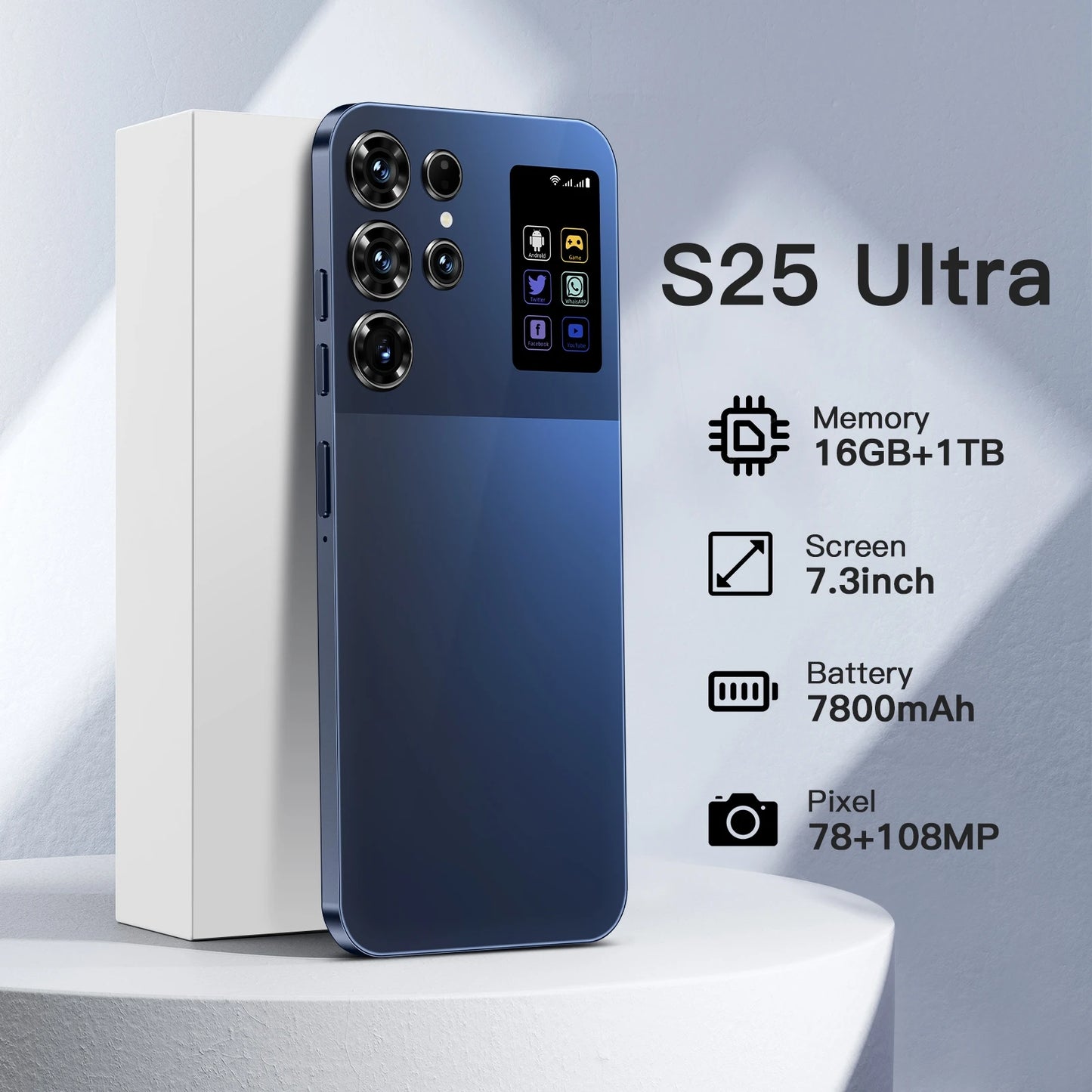 The Best Price  5G Smartphones S25 Ultra Android Telephone 16G+1TB HD Dual SIM Big Screen Global Version Unlocked Phones