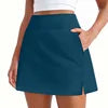 8 Colors S-2XL  Women's Custom Logo Summer Soft Natural High Waist One Piece Tennis Golf Club Skirts Breathable Design Fitness Women Skirts Sports Apparel Accessories Clothing Supplies