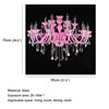 HOT SALE 6/8/10/15/18 Lights Villa Home Living Room Pink Luxury Maria Theresa Crystal Pendent Lamp Art Decoration Girls' Room Candle Lamps  Restaurant Bedroom Luxury Chandelier