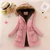 BEST PRICE 10 Colors S-3XL Plus Size Long Sleeve Thick Warmth Clothing Autumn Winter Warm New Hooded Cotton Casual Jacket Snow Boots Outerwear Coats Women Winter Apparel Supplies