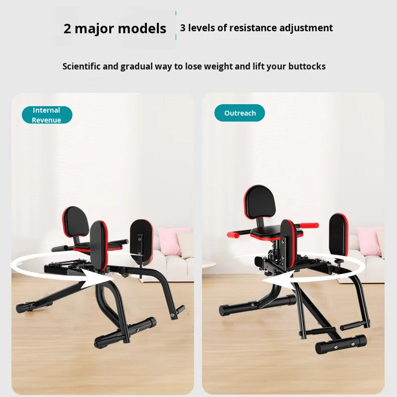 All-In-One Home Gym Trainer Fitness Equipment Multi-Functional Abduction Trainer and Beauty Machine Thigh Masters All-In-One