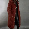 10 Colors S-5XL Plus Size Women's Trendy Long Cardigan Sweater Long Sleeve Single-Breasted Hooded Winter Coats for Ladies Women Knitted Sweater Coats