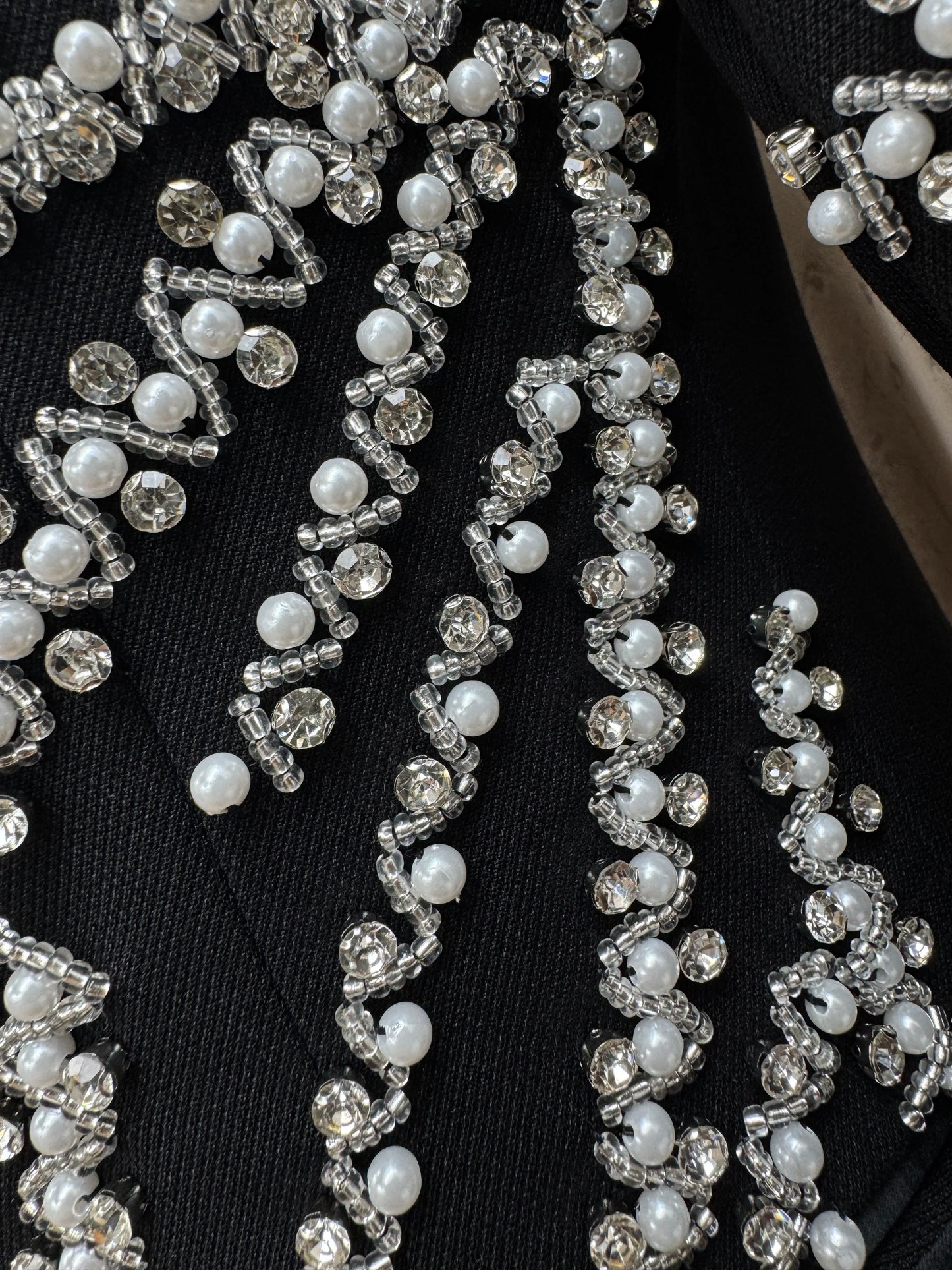 2 PCS Set Xs-3XL Plus Size New Fashion Custom Handmade Luxury Rhinestones Crystal Breathable Tuxedo Blazer Men's Suits Wedding Groom Guest Evening Business Dinner Nightclub Prom Red Carpet Celebrities Male Formal Luxury Appar