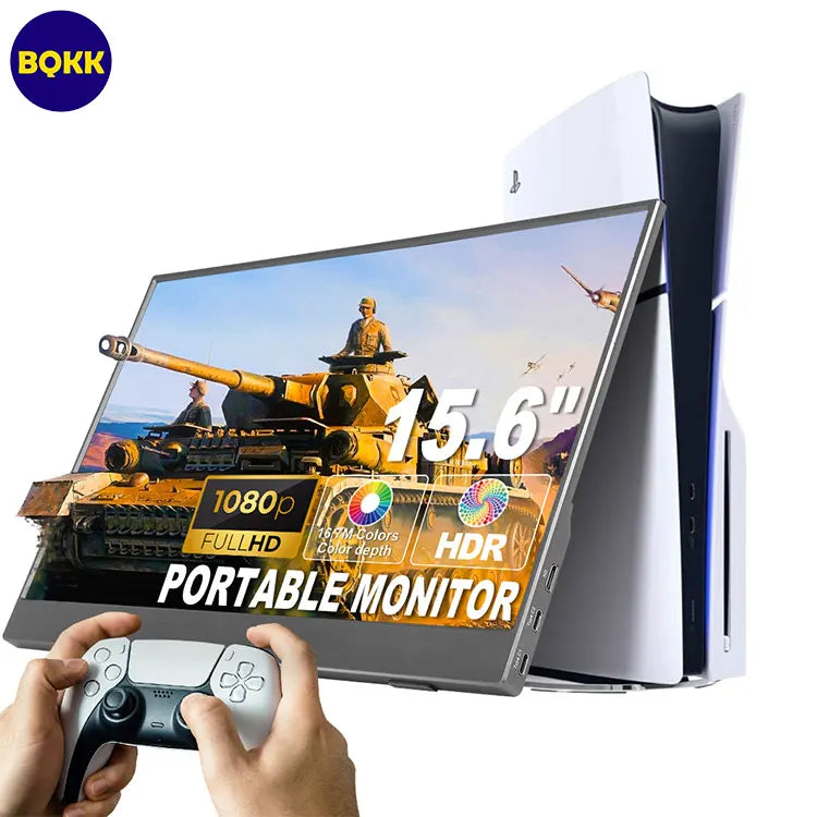 NEW Arrivals 15.6" 60HZ Full HD Dual Portable Monitor Laptop Portable IPS 1920 X 1080 16:9 LCD Display for Gaming