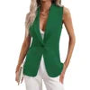 NEW Arrivals 8 Colors Elegant Ladies Midi Career Suit Office Lady Style Vest Button Professional Women's Casual Tops Waistcoat Outer Wear Suit Vest Women Clothing Supplies