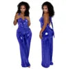 New Arrivals S-2XL Women Jumpsuit  Trendy Fashion Shiny Evening Party Night Clubwear Backless Sexy Jumpsuit