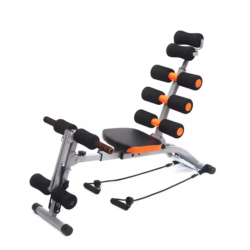 NEW Home Gym Height Adjustable AB Trainer Whole Body Workout Machine with Waist Cruncher Core Foldable Fitness Equipment for Home Use