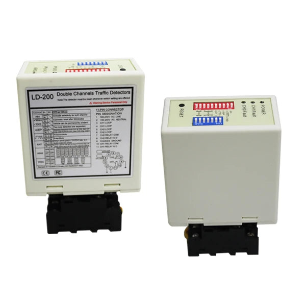 NEW Arrivals Cars Trucks Double Channel Induction Vehicle Loop Detector for Vehicle Control System Traffic Detection System