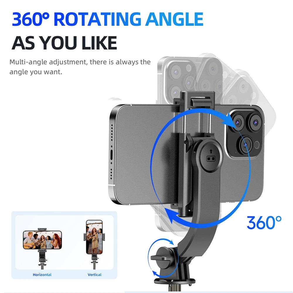630mm Pocket Foldable Selfie Stick Tripod Aluminum Alloy Wireless Remote Mini Portable Phone Stand Vlog Live Streaming TT21