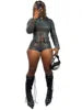 NEW Arrivals 2 PCS Set 5 Colors S-2XL Women's Leather Stand-Up Collar Two-Way Zipper Moto Bikes  Long-Sleeved Top Short Pants Sexy Suit Evening Rave Party Night Clubwear Women Sexy Clothing Supplies