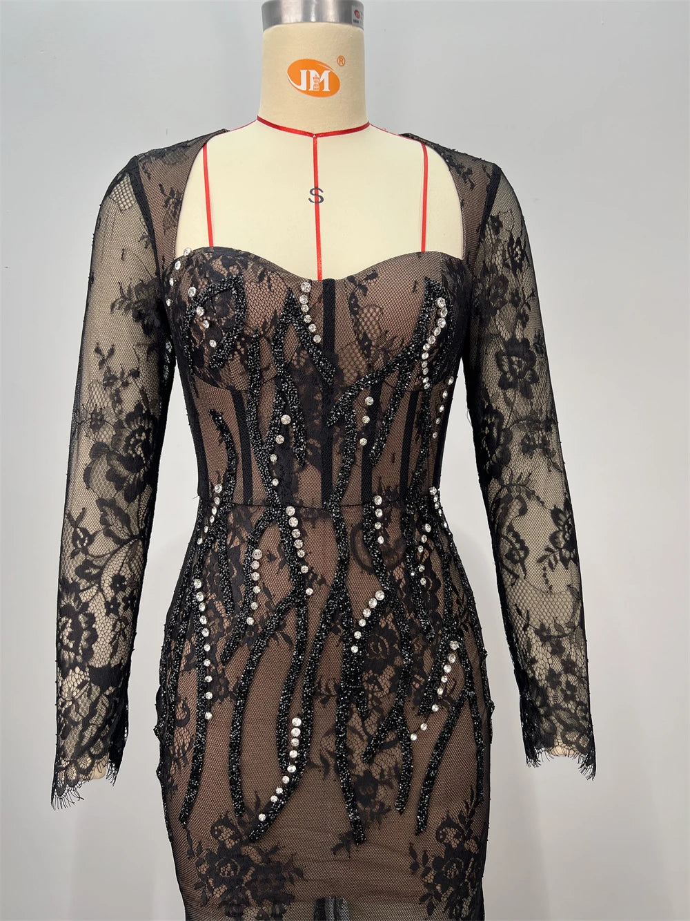 Just Arrived Women's Sexy Top Quality Sequins Celebrity Red Carpet Black Floor-Length Dress Wedding Guest Evening Prom Party Business Dinner Luxury Fashion Sexy Prom Runway Formal Gown Ladies Luxury Apparel Supplies