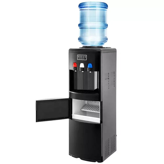 NEW Arrivals Home Office Drinkware Genuine Clear Ice Ball Cubes Maker Machine Electric Hot Cold Automatic Standing Dispenser