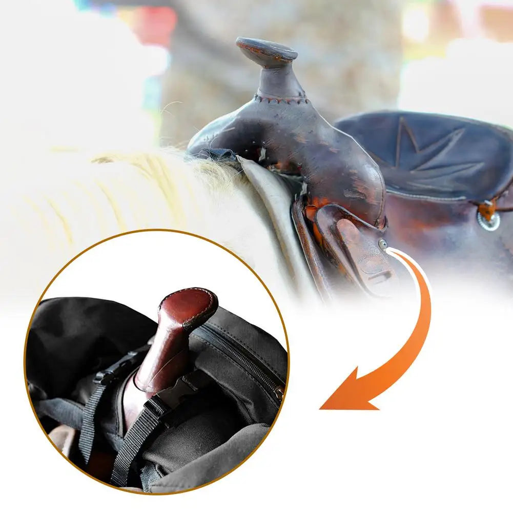 Large Capacity Horn Saddle Bag Set Durable Pommel Saddlebag Combo For Cross Country Riding Saddle Bag Luggage Bags