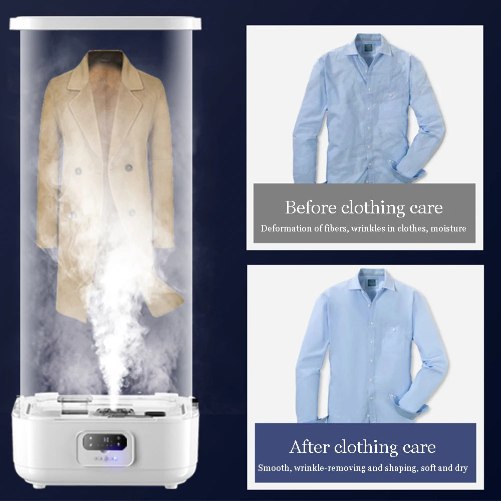 HOT SALE Household Smart Steam Clothes Care Machine Sterilization Cabinet and Mite Removal Automatic Drying Ironing Machine Clothes Dryer Electric PTC for Home Hotels Use
