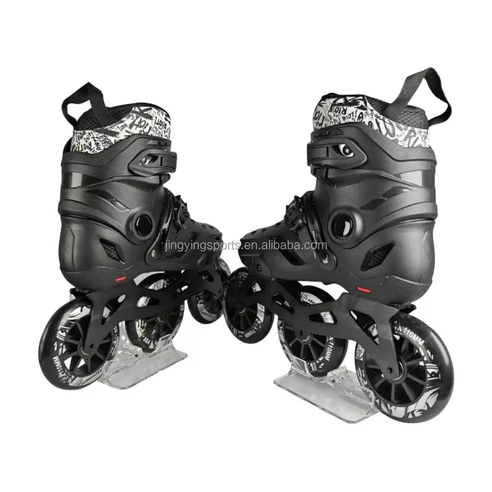 BEST PRICE Professional Thickened Rubber Aggressive  Slalom Freestyle Inline Skates Roller Skate for Adults Outdoor Sport Activities