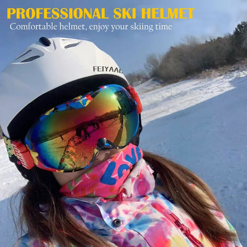 CE Certification PC+EPS Adult Teenager Ski Helmet Men Women Skating Skateboard Helmet Snowboard Snow Sports Helmets