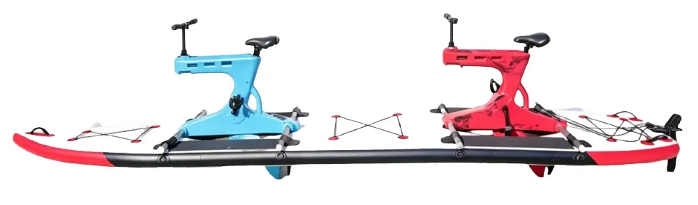 2 Persons Sea River Ocean Lakes 5M Floating Water Boat Water Ski  12b Integrated Plastic Double Water Inflatable Bike Summer Water Sport Supplies