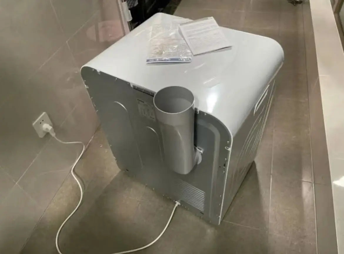HOT SALE UK/EU/AU Plug Professional NEW Model D 7kg Fully Automatic Smart Dry Portable Clothes Tumbler Dryer and Washer Machine With Blue Sterilization for RV Home Hotels Use (for fast delivery please contact us)