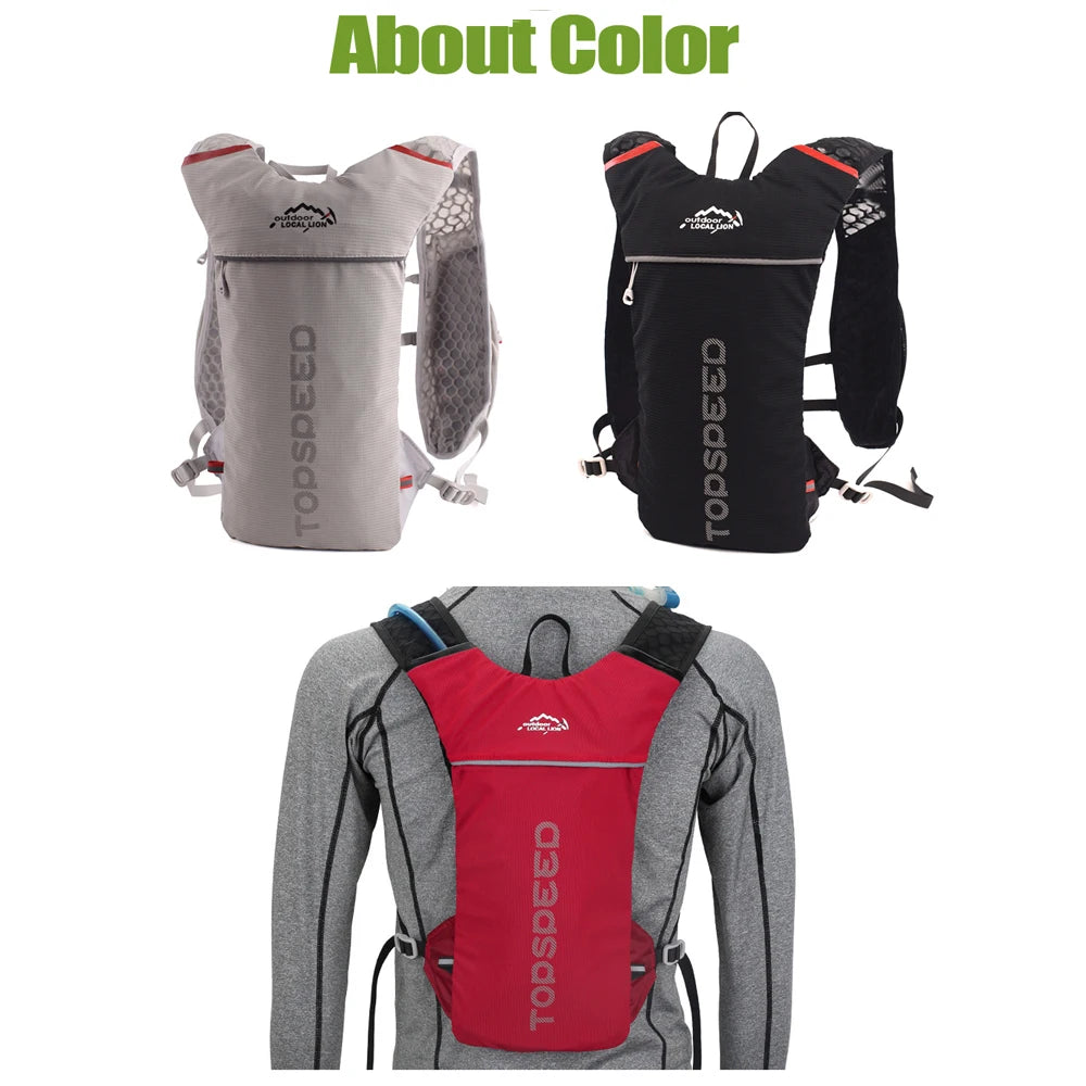 Cycling Backpack Breathable Sport Riding MTB Hydration Backpack Ultralight 2L Bike Bicycle Backpack option 2L Water Bag