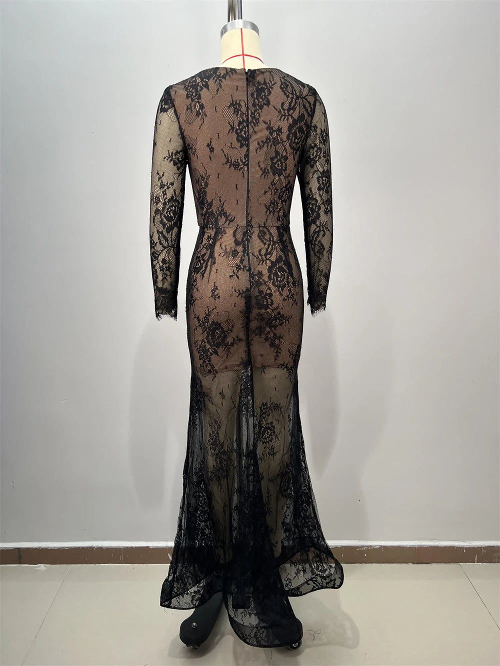 Just Arrived Women's Sexy Top Quality Sequins Celebrity Red Carpet Black Floor-Length Dress Wedding Guest Evening Prom Party Business Dinner Luxury Fashion Sexy Prom Runway Formal Gown Ladies Luxury Apparel Supplies