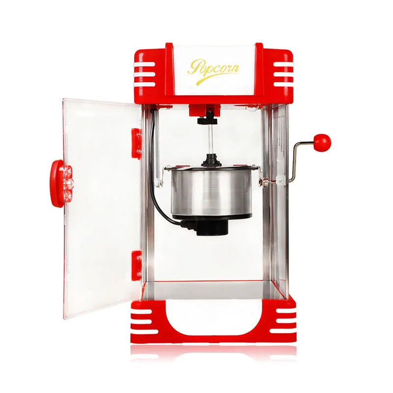 New Popcorn Electric Machine Commercial Automatic Large-Capacity Electric Pop Corn Machine Home Mini Popcorn Machine Makers
