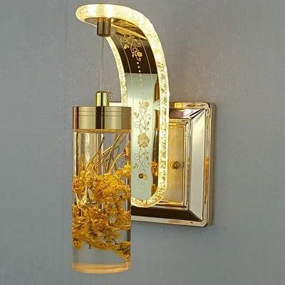 Home Lighting Art Decoration New Design Dry Flower Acrylic Wall Bracket Lights 15W 16 Models Corridor Wall-Mounted Art Decorative Lamps Home Lighting Accessories