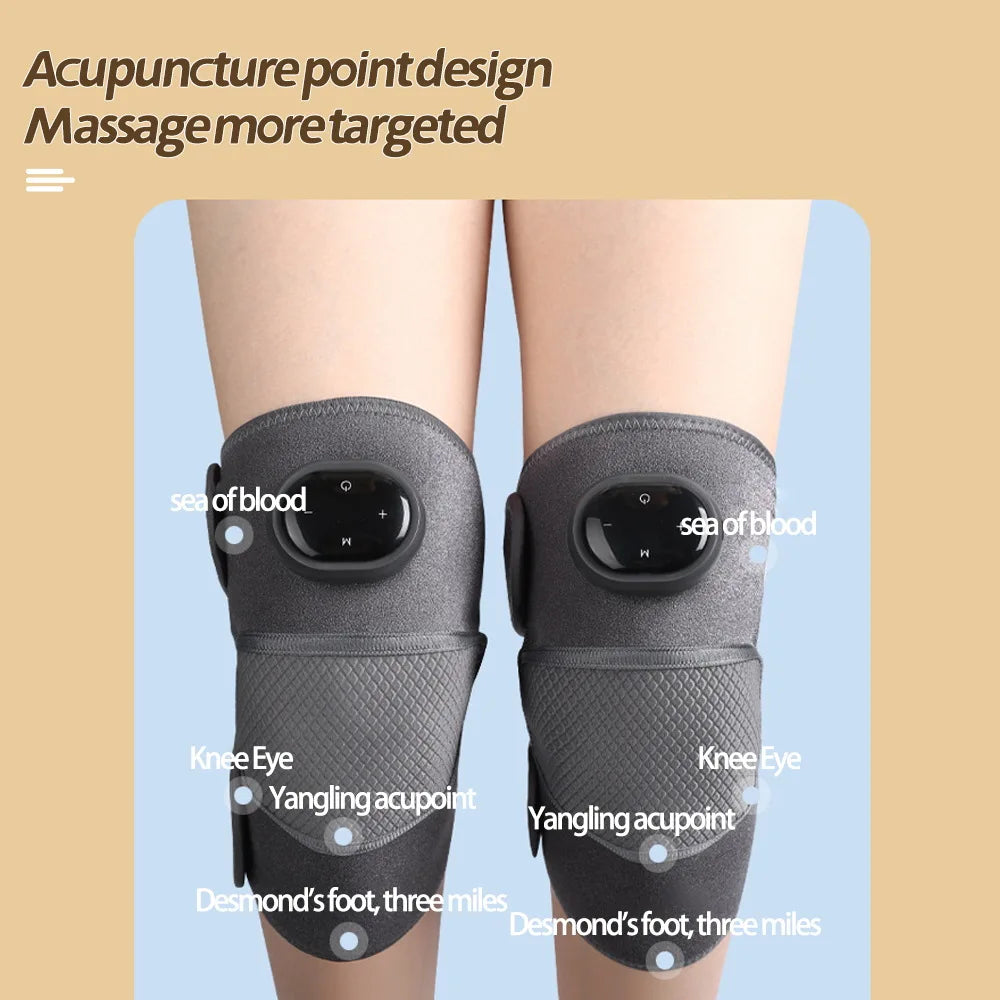 NEW Electric Heating Knee Protection, Moxibustion, Heating, Warming Joints, Male and Female Elderly, Knee Hot Compress Therapy Pain Relief Massager