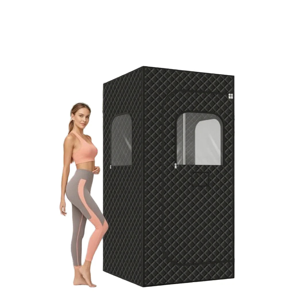 NEW Portable 1500W Electric Steam Sauna Tent Modern Design with 3.0L 1000W Heating Steamer 220v Acrylic for Apartment Use US/EU Plug