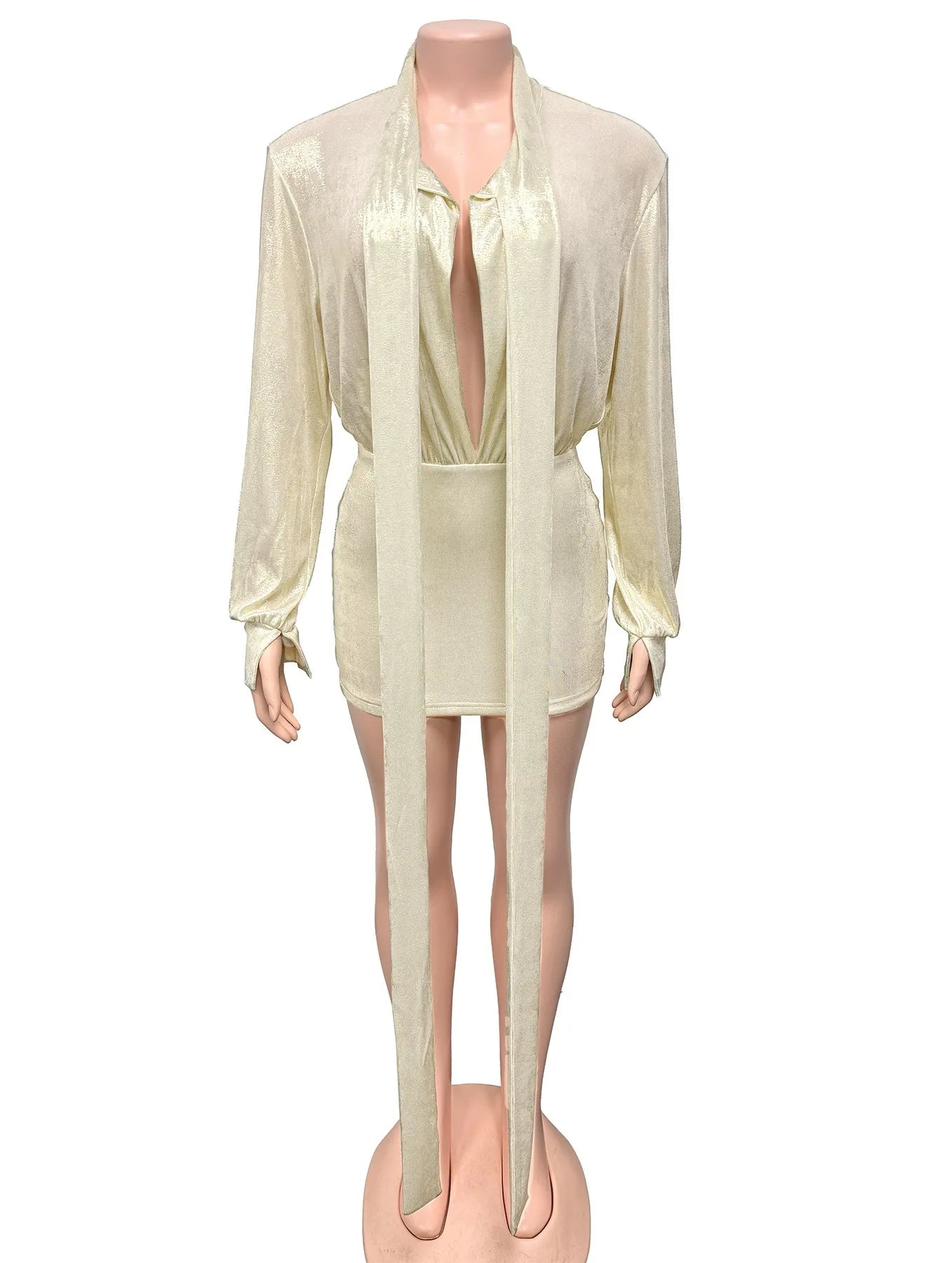 NEW Arrivals Women Autumn Spring Summer Fashion  New Beauty Deep V-Neck Thread Full Mini Dress Sexy Cross-Border Fashion for Summer Evening Beach Parties Night Clubwear Outfits