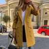 New Styles 5 Colors S-3XL Plus Size Autumn Winter Fashion Leisure Ladies Long Coats for Women Woolen Coat Women Streetwear Apparel Casual Clothing Supplies