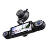 180* Full View Human Motion Detector 1080P HD Car Wireless Dashcam System 3.0" 4 Lens MicroSD Wi-Fi Night Vision DVR with Motion Detection Reversing Visibility Vehicle Security System