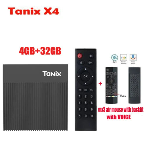 NEW Arrivals X4 TV Box Amlogic S905X4 Android 11 2.4G 5G Dual Wi-Fi 100M 4K Optional i8 keyboard VS X96 Max Ultra X96q mecool km7 Bluetooth Remate Control TV-Box Home Electronics Accessories Supplies